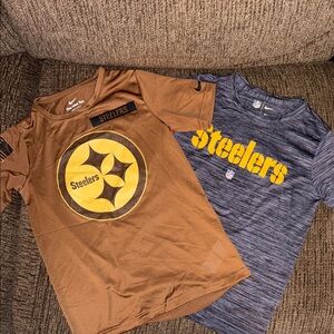 Nike Kids Steelers T-Shirt Set - Brown and Gray